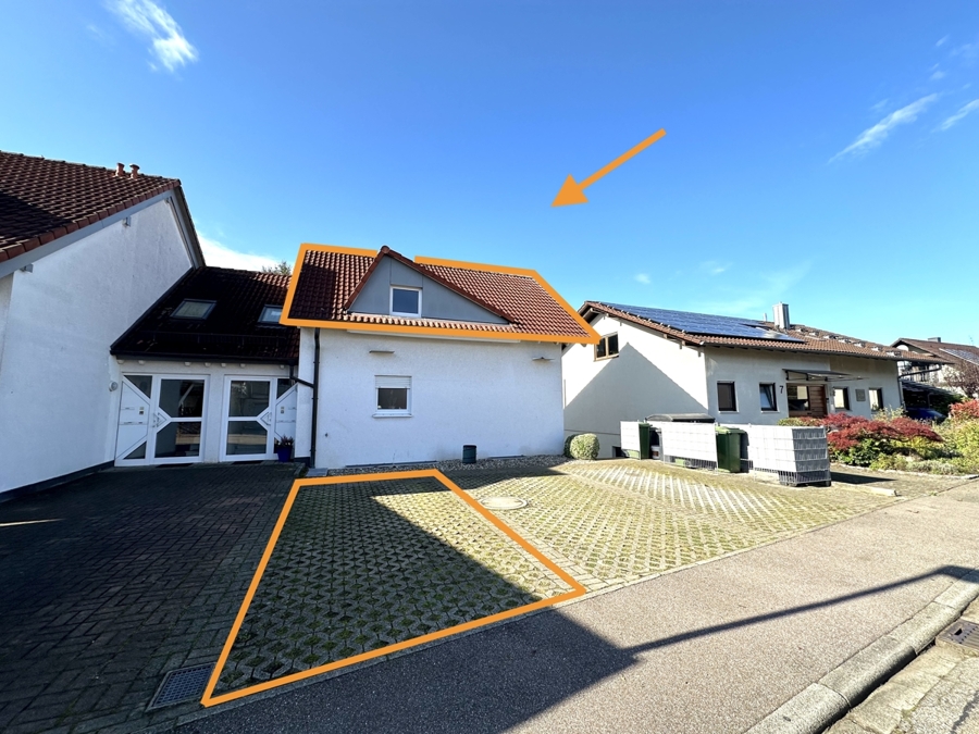 Außenansicht des Wohnhauses in Bretten-Diedelsheim